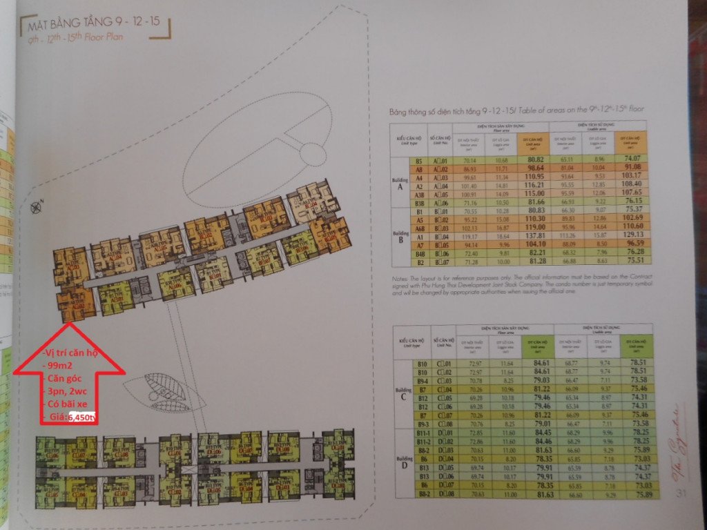 Bán gấp hòa vốn căn hộ Midtown M7 The Signature, Phú Mỹ Hưng, căn góc, 3 phòng ngủ giá: 6,450 tỷ