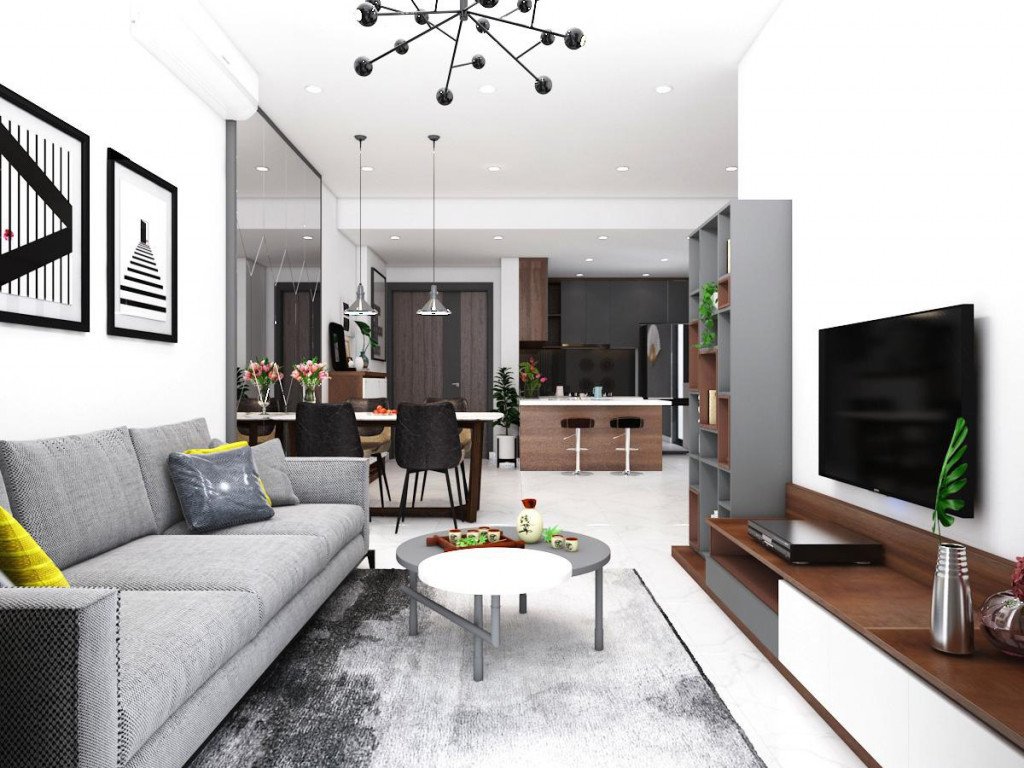 Cho thuê căn hộ chung cư Midtown The Symphony,diện tích 97m2, giá 1400usd/tháng, liên hệ: 0902 894 889.