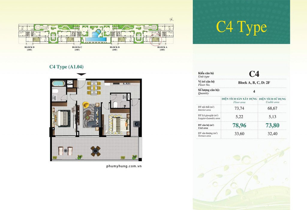 Bán gấp căn hộ Hưng Phúc Happy Residence, 112m2, full nội thất, giá 5 tỷ