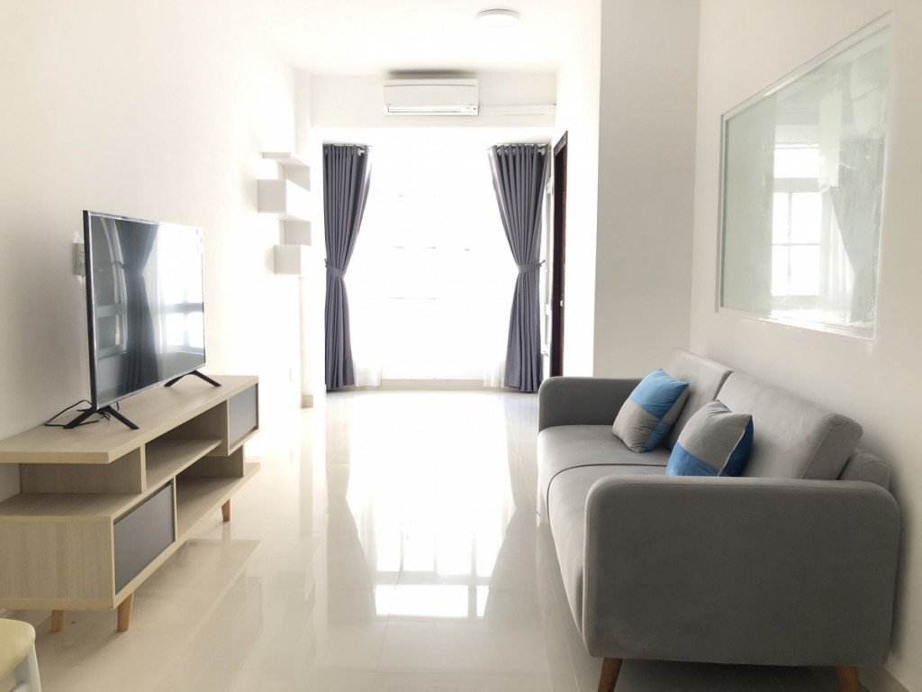 Cho Thuê CH Sky Garden 3. DT 56m2 Nhà Mới 100% Rất Đẹp Giá 650 USD. LH 0906 879 489 Trinh