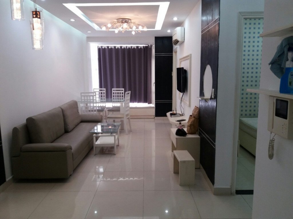 Cho Thuê CH Sky Garden 3. DT 56m2 Nhà Đẹp- Giá Rẻ 550 USD. LH 0906 879 489 Trinh