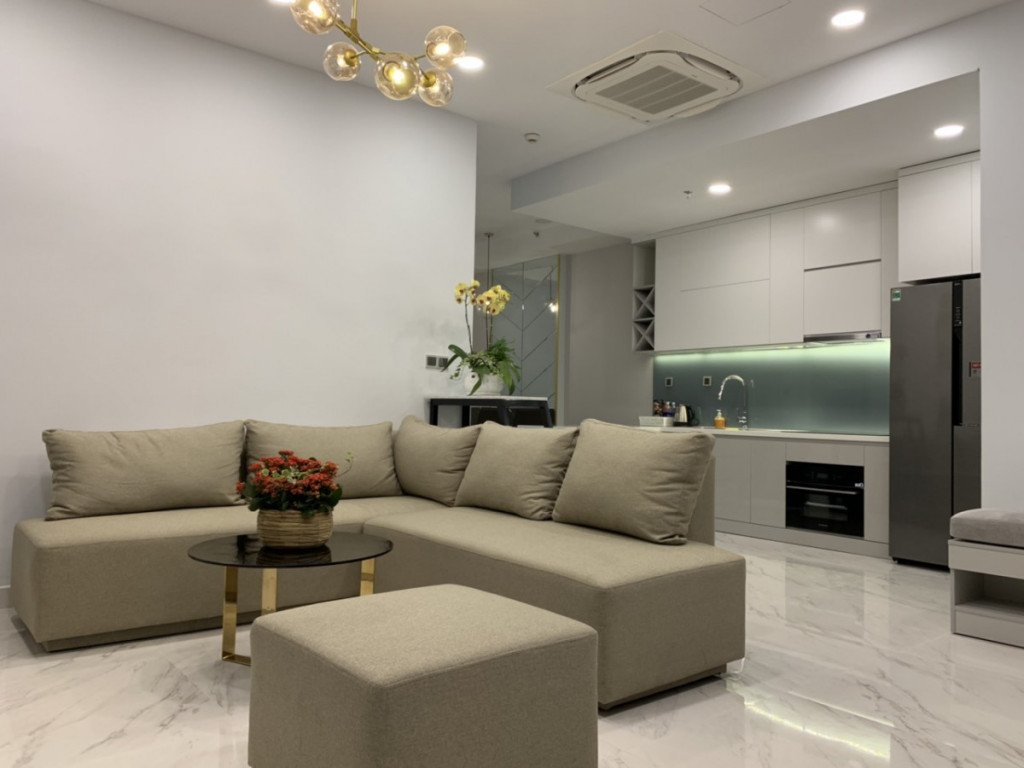 Bán căn hộ Midtown Phú Mỹ Hưng, The Grande. Căn hộ 2 phòng ngủ đầy đủ nội thất view sông. LH:0941249229.