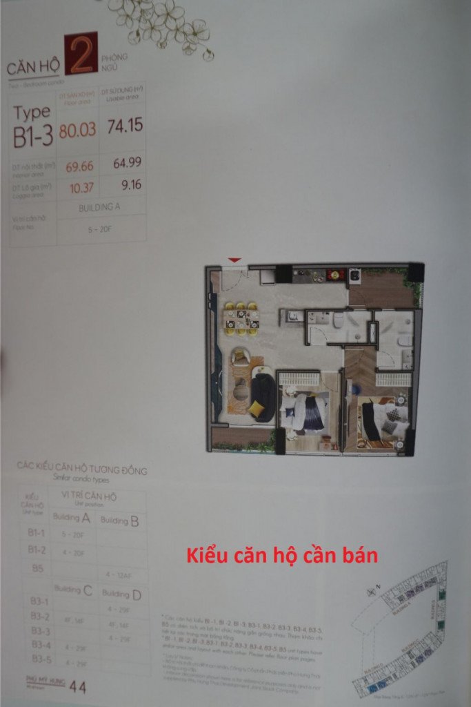 Bán gấp căn hộ Midtown The Peak, M8 Phú Mỹ Hưng, lầu cao, giá: 5,550ty