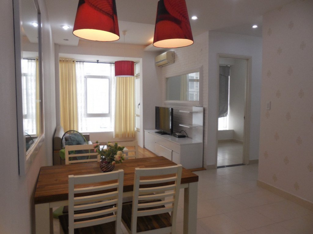 Cho Thuê CH Sky Garden 3. Căn Góc 74m2 Nhà Đẹp Giá 730 USD. LH 0906 879 489 Trinh
