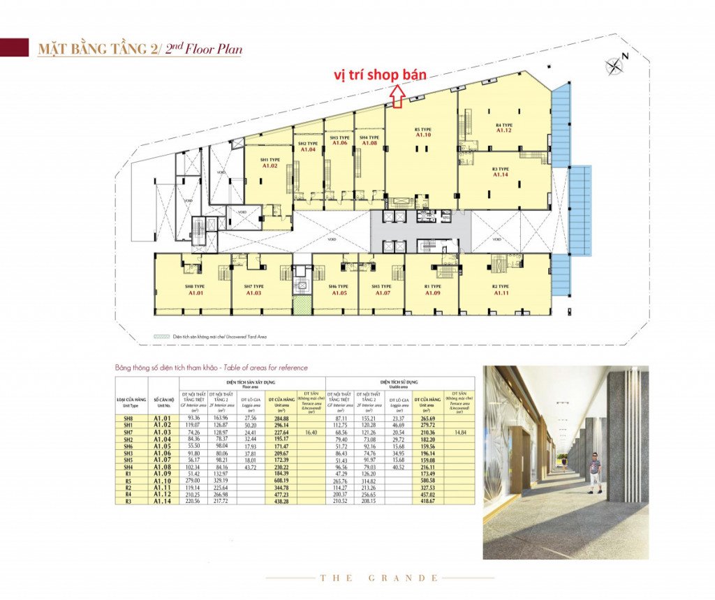 Bán giá gốc căn shop dt 608.19m2 lớn nhất khu phức hợp Midtown PMH, view Sakura park, giá gốc CĐT, LH 0902427307