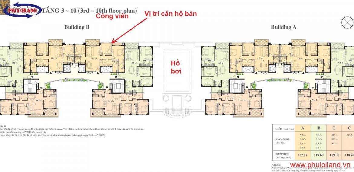 ban can ho canh vien 3 mat tien duong c quan 7 2 1170x570 - Bán gấp căn hộ Cảnh Viên 3, mặt tiền đường C và công viên Nam Viên, đẹp nhất dự án