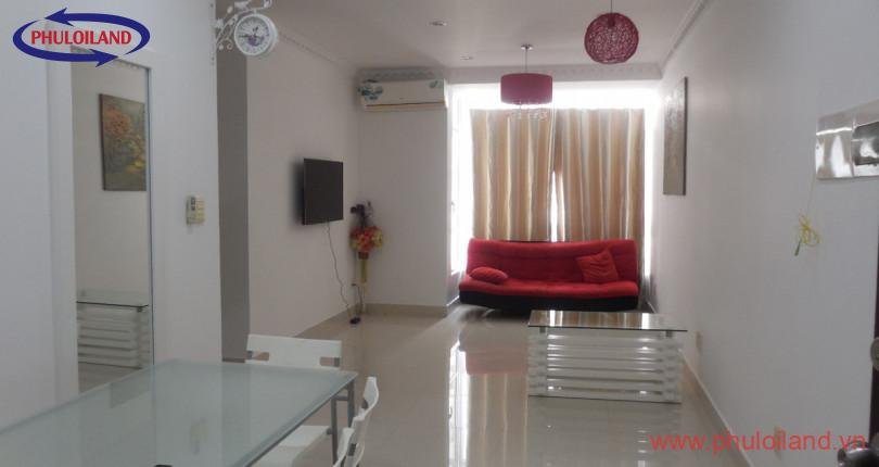 Cho Thuê căn hộ Sky Garden 3. DT 70m2 Nhà Đẹp Tone trắng sáng- Full Nội thất. Giá thuê 600 usd/Tháng