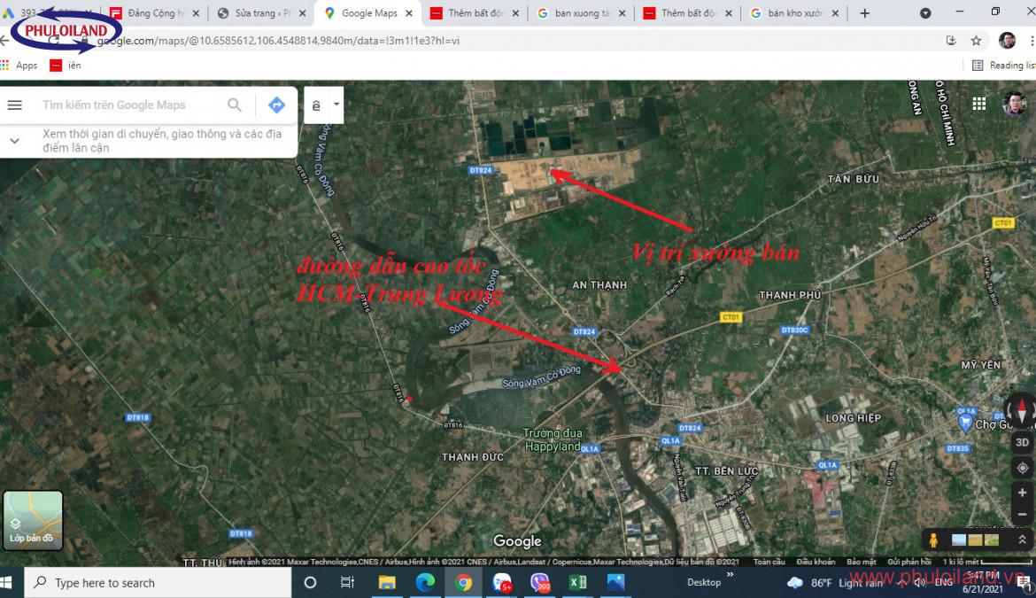 ban kho xuong ben luc long an 1 1 1170x675 - Bán lại kho, xưởng Huyện Bến Lức, tỉnh Long An, diện tích 13237m2, giá 145 tỷ