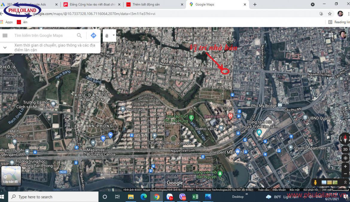 ban nha cap 4 mat tien duong nguyen thi thap quan 7 phu hop xay cao oc van phong 1 1 1170x675 - Bán nhà cấp 4 mặt tiền đường Nguyễn Thị Thập, Quận 7, tiện xây cao ốc, văn phòng, giá 185 tỷ