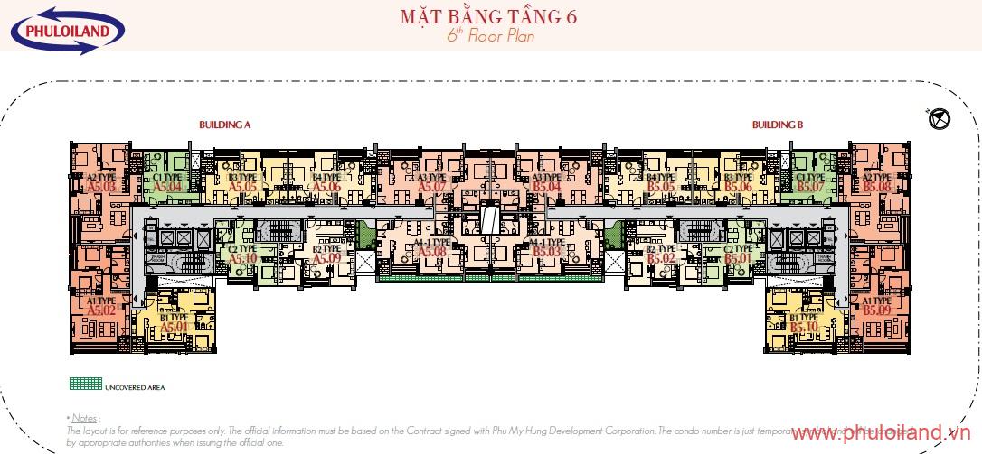 ban re gia goc can ho 1pn The ascentia phu my hung 3 - Bán giá gốc căn hộ 1PN The Ascentia đường Nguyễn Lương Bằng PMH, lầu 6, view biệt thự Mỹ Văn rất đẹp, chỉ 3.45 tỷ