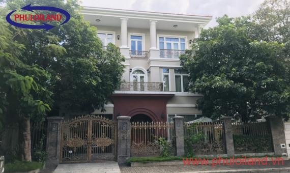 Cho thuê biệt thự Mỹ Hưng, mặt tiền đường Phạm Thái Bường, Quận 7