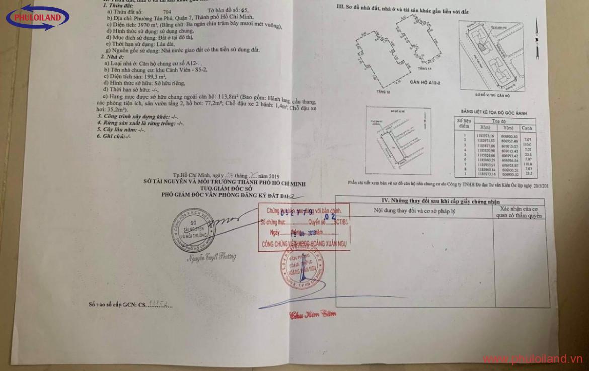 giam gia ban gap penthouse canh vien 1 quan 7 1 1170x738 - Giảm giá 1 tỷ bán gấp trong tuần Penthouse Cảnh Viên 1, giá còn 9,5 tỷ