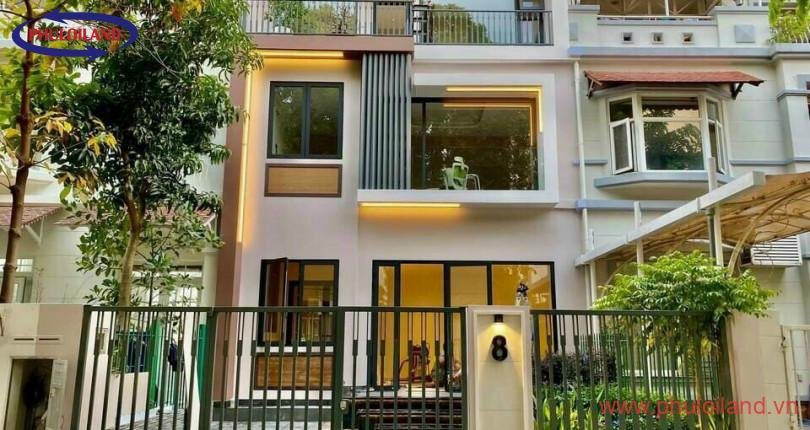 Bán gấp biệt thự phố vườn Mỹ Thái, mới làm lại nội thất đẹp, giá 25,5 tỷ