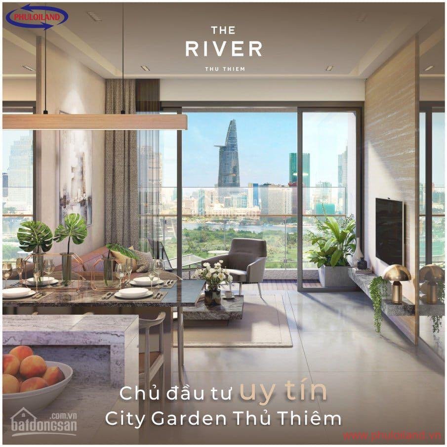 ban lo can ho hang sang The River Thu Thiem ban gia goc lo thue phi 5 1 - Bán lỗ căn hộ 2PN The River Thủ Thiêm, Tháp S, lầu thấp, view hồ bơi rất đẹp, giá bán tốt nhất dự án, chỉ 12 tỷ