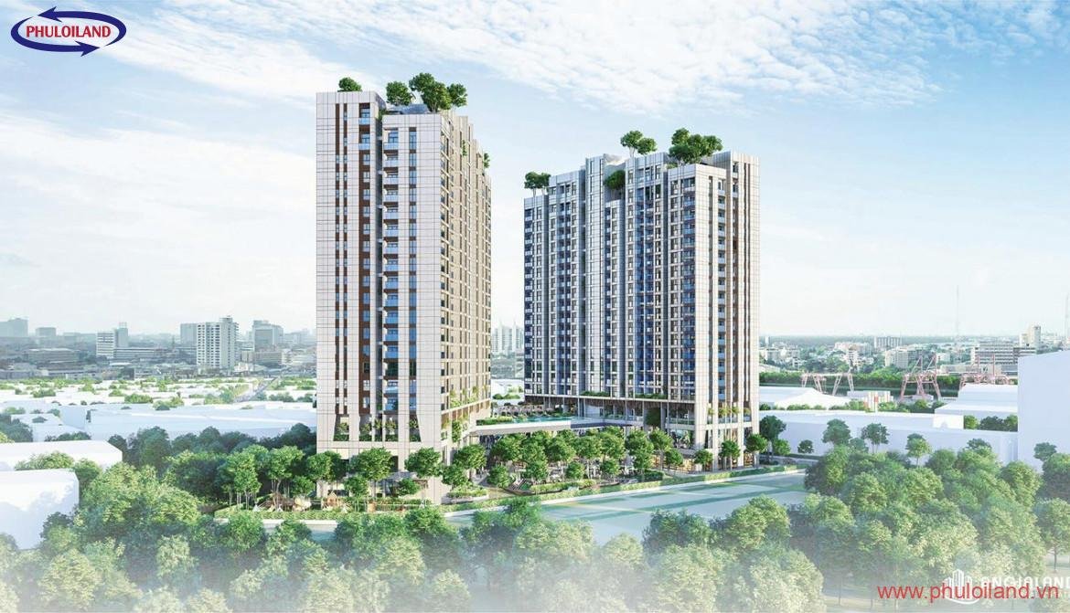 can ho asiana riverside nhin tu xa 1170x671 - Bán nhiều căn hộ tại Asiana Riverside, đường Bến Nghé, Quận 7, giá rẻ nhất thị trường