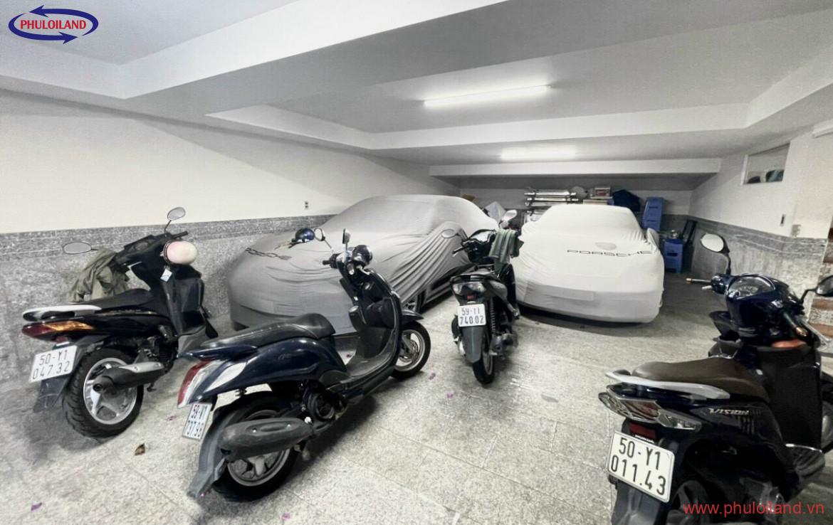 ham xe biet thu nam thong 1170x738 - Bán biệt thự căn góc vòng cung Nam Thông 1, Phú Mỹ Hưng