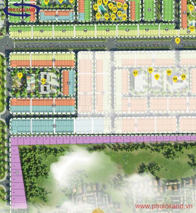 mat bang phan lo du an the sol city 681x738 - Bán nhà phố The Sol City, Huyện Cần Giuộc, Tỉnh Long An, giá gốc chủ đầu tư