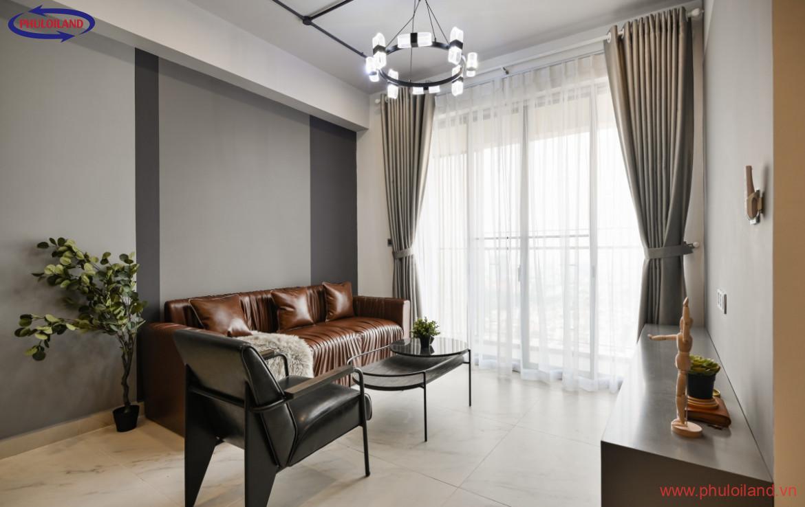 phong khach hai hoa tone nhe nhang sang trong 1170x738 - Bán gấp căn hộ The Signature Midtown m7, lầu rất cao, nội thất vô cùng cao cấp
