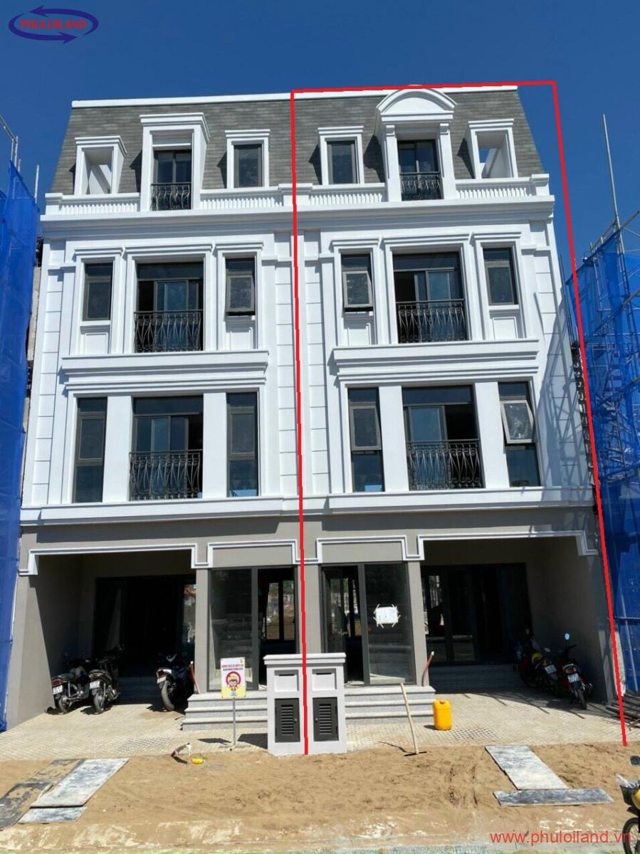mat ngoai shop - Bán gấp căn Shop house mặt tiền đường số 1 tại dự án biệt thự Amelie Villa, Phú Mỹ Hưng