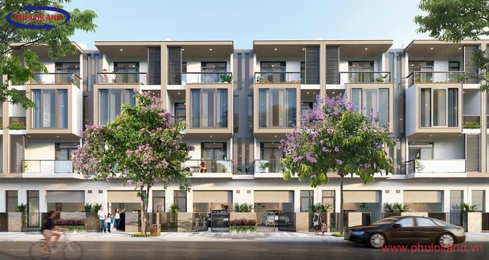 phoi canh shop house - Bán nhiều đất nền tại T&T Millennia City, Long An, giá gốc chủ đầu tư