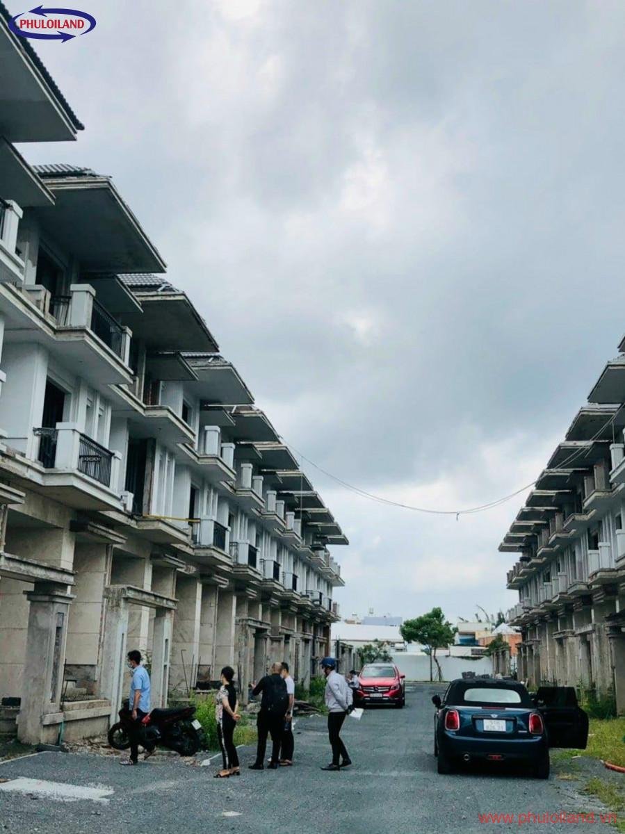 thuc te tien do du an - Bán nhiều biệt thự tại dự án Green Star Hưng Lộc Phát, Quận 7, giá gốc chủ đầu tư