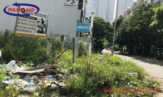 Bán nền đất biệt thự tại Him Lam Kênh Tẻ, Quận 7, mặt tiền đường nội khu
