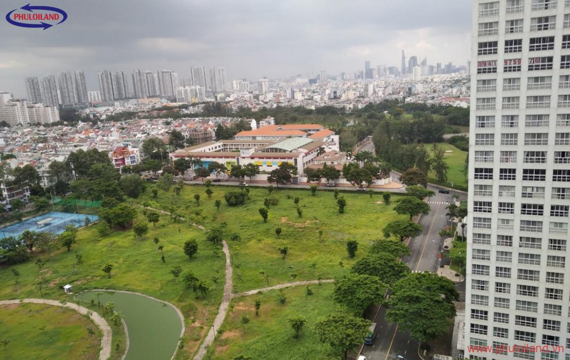 cong vien lien ke chung cu hung vuong 1 1170x738 - Chuyển nhượng căn hộ loft house tại tầng trệt chung cư Hưng Vượng 1, Phú Mỹ Hưng