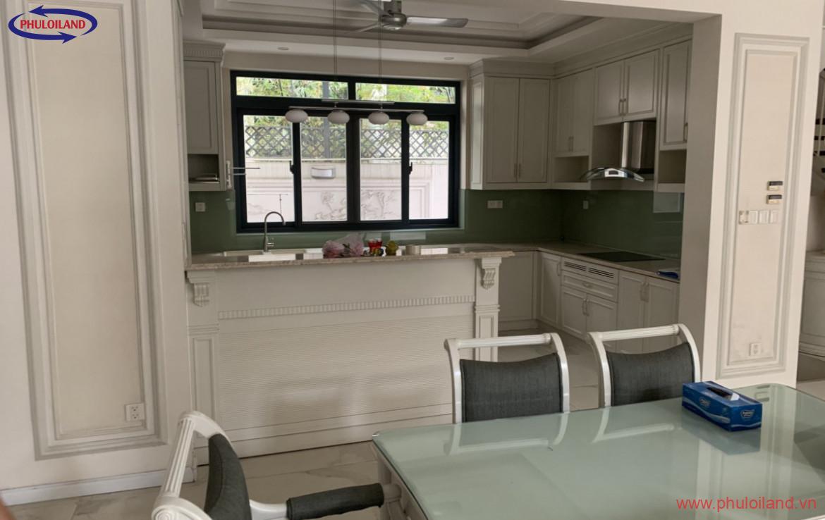 khu vuc phong an va bep trong biet thu 1170x738 - Cập nhật bảng giá mua bán nhà Biệt thự Nam Long, Phú Mỹ Hưng, tháng 9/2021