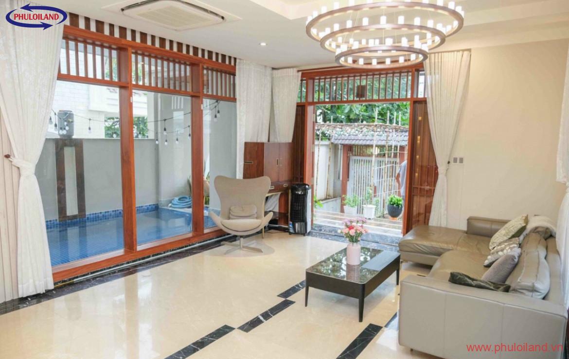 khu vuc phong khach 3 1170x738 - Bán gấp biệt thự đơn lập Phú Mỹ Hưng, Quận 7, 359m2, có hồ bơi riêng