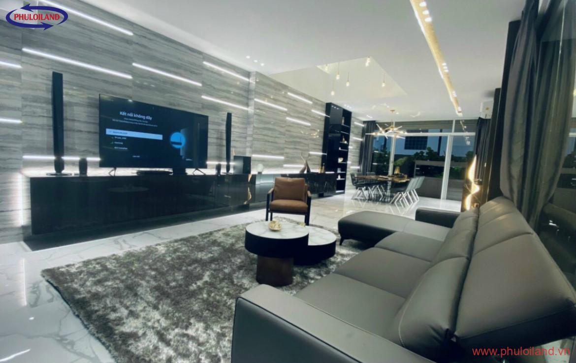 phong khach biet thu 2 1170x738 - Bán biệt thự Phú Mỹ Hưng, nhà siêu đẹp, giá 31 tỷ tại KP Nam Thông