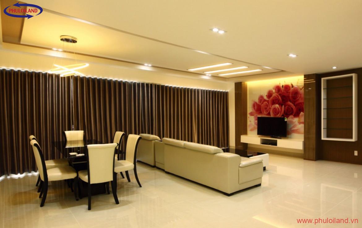 phong khach can ho 8 1170x738 - Bán căn hộ Happy Valley, 135m2, căn 02, lầu cao, nội thất cao cấp, giá 7,3 tỷ