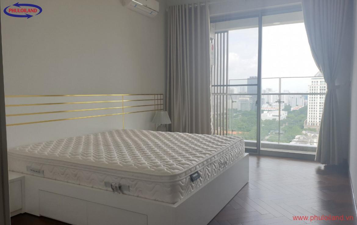 phong ngu co ban cong nhin song 1170x738 - Cam kết rẻ nhất thị trường, căn hộ The Grande m5, căn góc, lầu cao, 135m2, full nội thất