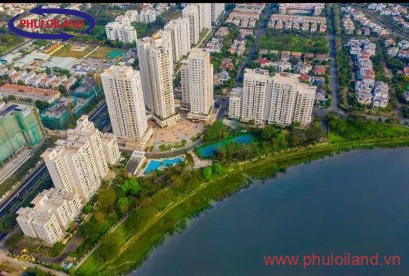 riverside residence nhin tu tren cao - Cần bán 2 căn hộ Riverside Residence, Phú Mỹ Hưng, nhà mới, nội thất cao cấp