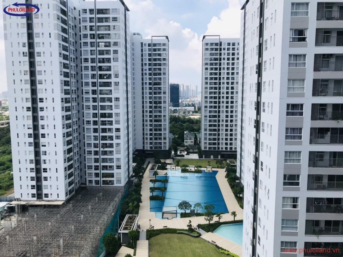 toan canh du an nhin tu phia chung cu saigon south qua - Bán lỗ vốn căn hộ Sunrise Riverside, Nhà Bè, 3 phòng ngủ, đầy đủ nội thất