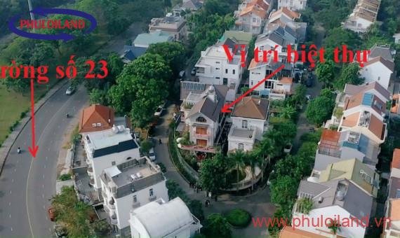 Bán gấp biệt thự đơn lập Phú Mỹ Hưng, Quận 7, 359m2, có hồ bơi riêng