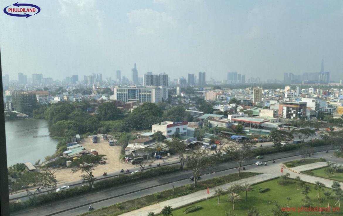 view can ho nhin duong nguyen van linh va trung tam quan 1 1170x738 - Bán căn hộ Eco Green Sài Gòn, Quận 7, nhà đẹp, giá 4,250 tỷ