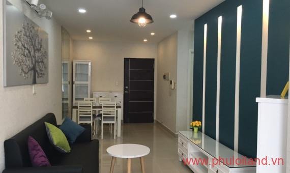 Cho thuê căn hộ Sky garden 3. DT 56m2 Lầu Cao Đủ Nội Thất Như Hình. Giá thuê chỉ 10 Triệu/Tháng