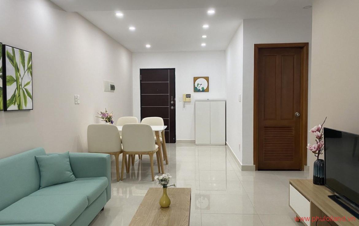 ban can ho sky garden 3 9 8 1170x738 - Cho Thuê Căn Hộ Đẹp Tại Sky Garden 3. DT 70m2 Thiết kế 3 Phòng 2 Toilets. Đầy Đủ Nội Thất. Giá 700 usd/tháng