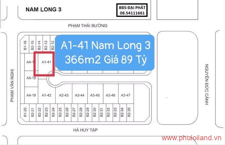 mat bang vi tri biet thu can ban - Cần chuyển nhượng gấp biệt thự đơn lập Nam Long 3, Phú Mỹ Hưng, 366m2 giá 89 tỷ