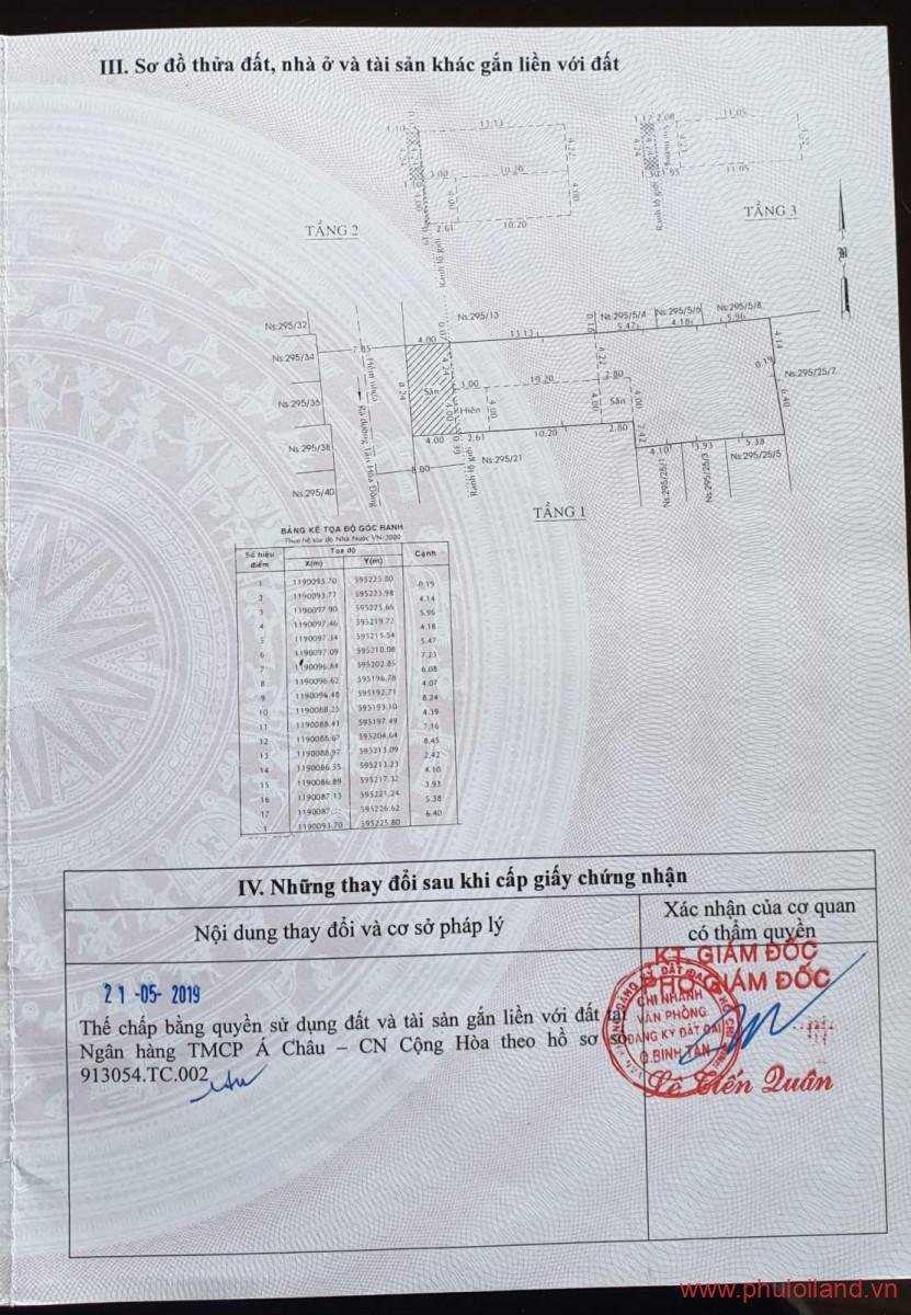 phap ly so hong nha - Bán nhà phố đường Tân Hòa Đông, Quận Bình Tân, gần ngã tư đường Tân Hòa Đông và An Dương Vương