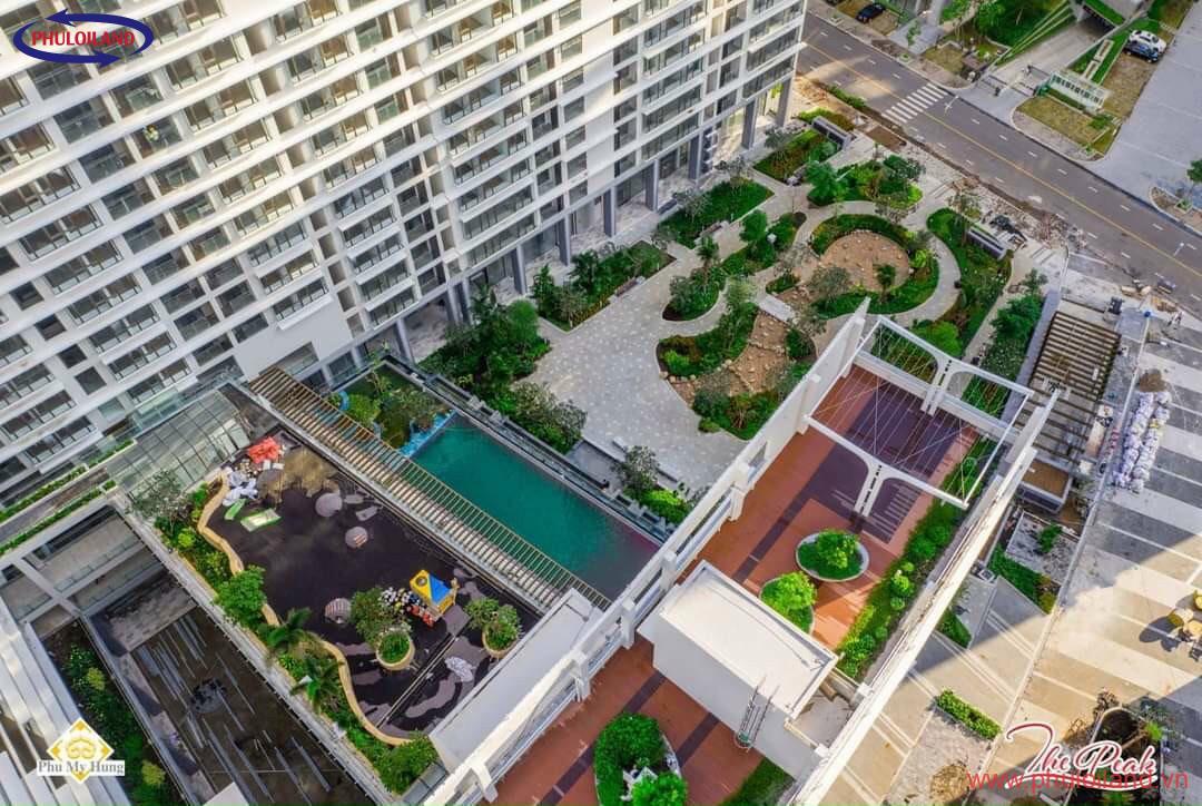 tien ich noi khu du an - Bán nhanh Penthouse The Peak, Midtown Phú Mỹ Hưng, 176m2, 4pn, 5wc, nhà thô