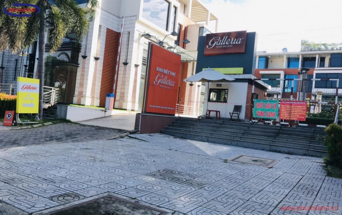 via he phia truoc cong du an 1170x738 - Cần bán biệt thự tại Galleria Kiến Á, Nhà Bè, 327m2, giá chỉ 32 tỷ