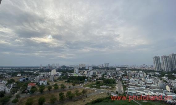 Cho thuê căn góc Sky Garden 3. DT 75m2 Nhà rất đẹp- 3 Phòng ngủ- Lầu cao view siêu mát- Giá 18 Triệu/Tháng