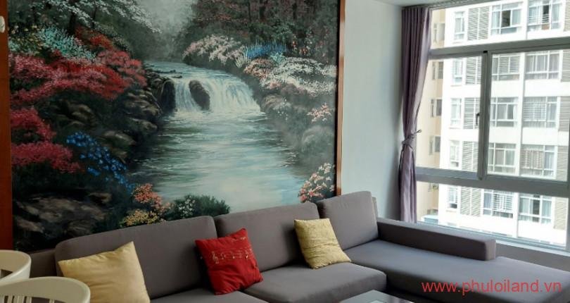 Cho thuê căn hộ Sky garden 3. DT 70m2- Nhà đẹp- Thiết kế 3 Phòng ngủ- Nội thất như hình- Giá thuê 15 Triệu/Tháng