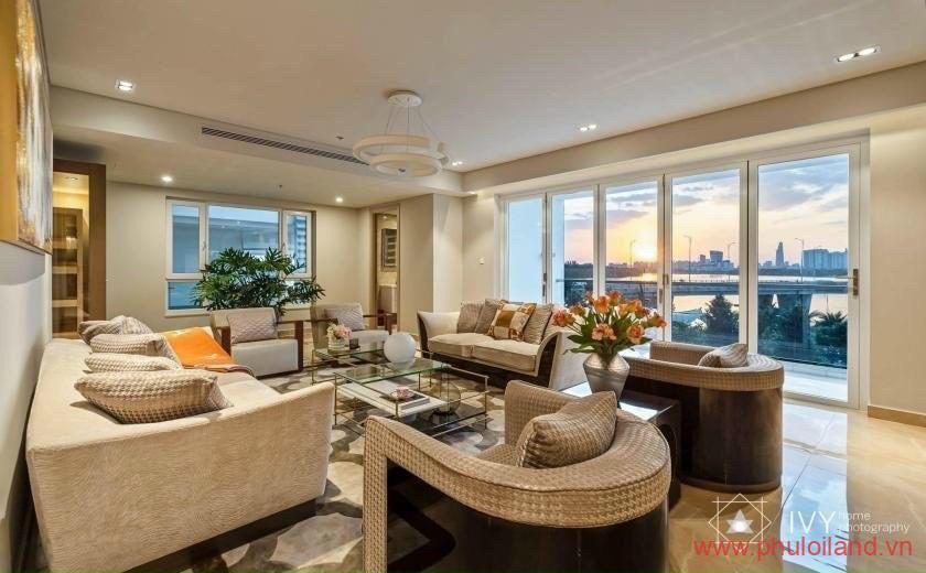 khong gian phong khach trong biet thu dao kim cuong quan 2 can ban - Mua bán Biệt thự Đảo Kim Cương Quận 2 T1/2023 giá rẻ