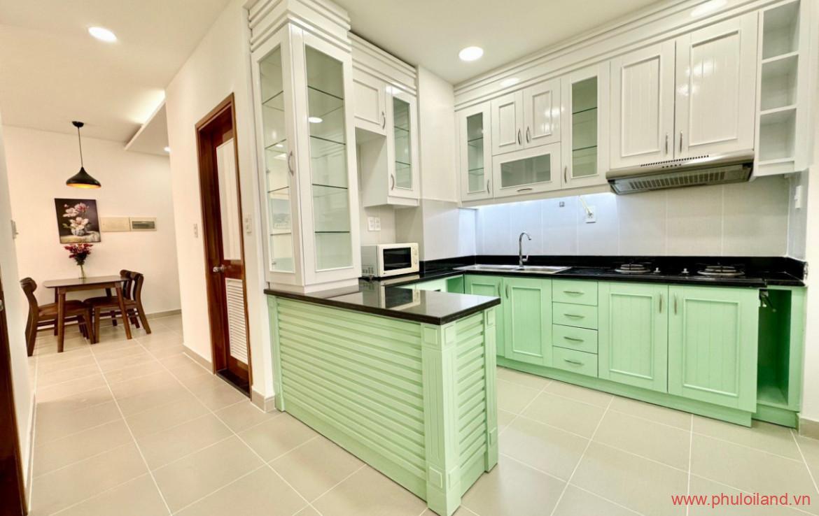 khu vuc bep trong can ho can ban sky garden 3 1 1170x738 - Cần bán gấp Sky Garden 3, căn góc 72m2, thiết kế 2pn, 2wc, nhà mới đẹp như hình- Giá: 3.550 tỷ.