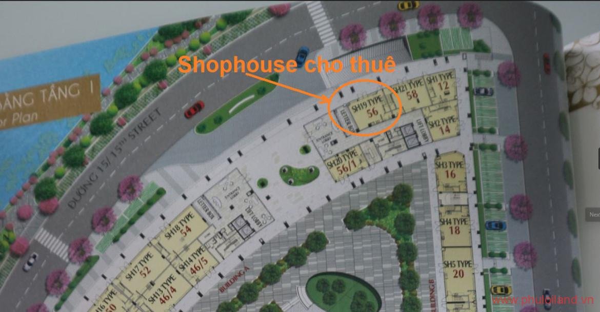 mat bang shophouse midtown phu my hung can cho thue 1170x609 - Cho thuê Shophouse, cửa hàng tại Đường số 15 đối diện công viên hoa Anh đào Phú Mỹ Hưng