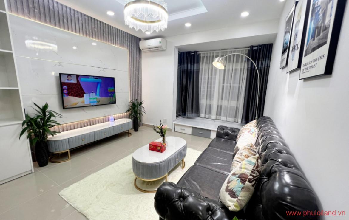 phong khach sang trong trong can ho sky garden 2 can ban 1 1170x738 - Cần bán Sky Garden 2, căn góc 91m2, thiết kế 3pn, 2wc, nhà đẹp như hình- Giá: 3,890 tỷ.