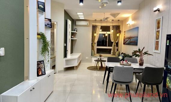 Sang nhượng căn hộ Sky Garden 1, 71m2, lầu thấp – nhà mới đẹp như hình, 2pn, 1wc, giá 2,790 tỷ.