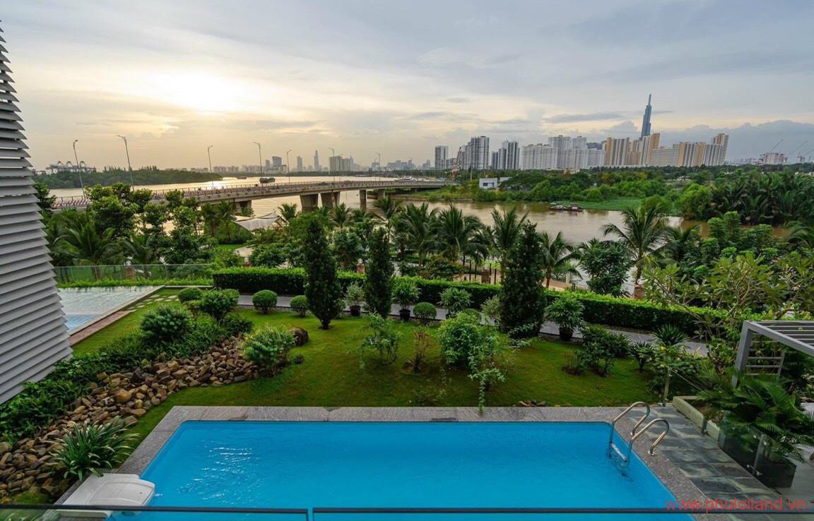 view biet thu nhin truc dien ho boi song sai gon quan 1 1152x738 - Mua bán Biệt thự Đảo Kim Cương Quận 2 T1/2023 giá rẻ